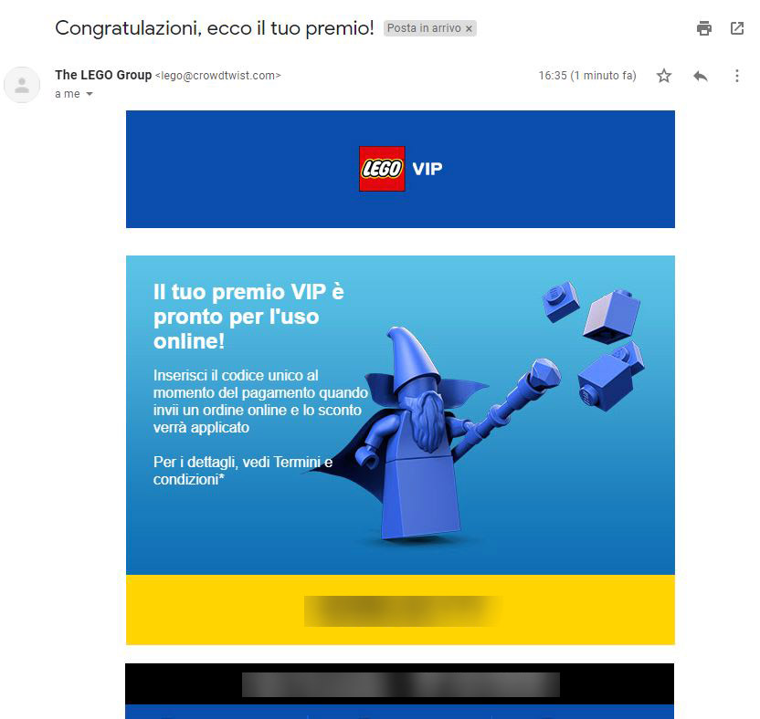 Portachiavi LEGO VIP in omaggio sul LEGO Shop: Ecco come ottenerlo