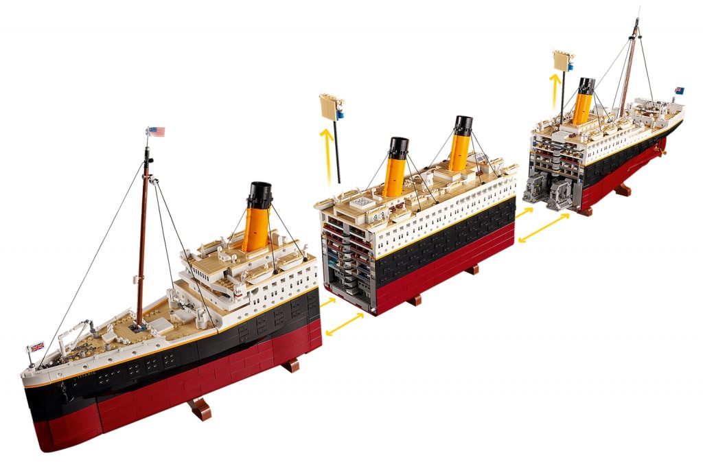Presentato il Titanic LEGO: il secondo set più grande di sempre